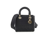 Christian Dior Lady Dior Small Black Fabric - 2020